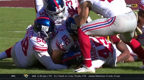 Madre Harper recovers another fumble on muffed punt | Giants vs ...