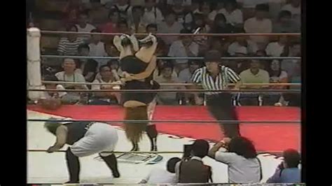 Bull Nakano and Grizzly Iwamoto vs. Jungle Jack (Aja Kong and Bison Kimura), from AJW Survival ...