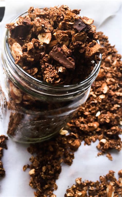 The Best Chocolate Granola (Vegan) - Secretly Healthy Home