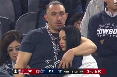 Sad Cowboys Fan Who Went Viral For Consoling His Lady Was Actually ...