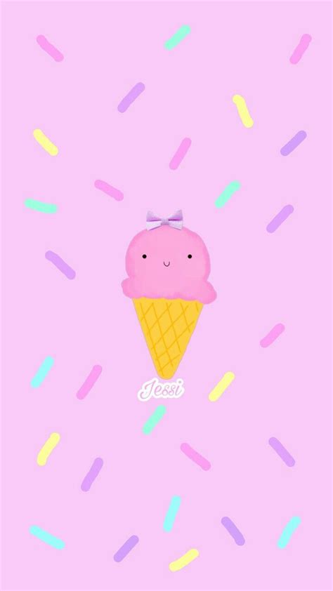 Ice cream 🍦 Pastel Wallpaper, Ice Cream, Wallpapers, Cute, Food, No Churn Ice Cream, Icecream ...