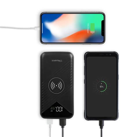 10,000mAh Qi Wireless Charging Power Bank