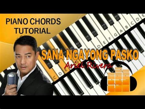 Sana Ngayong Pasko - Ariel Rivera - Piano Chords Tutorial - YouTube