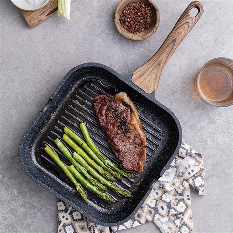 Cast Aluminium Non Stick Grill Pan – Kløverblad