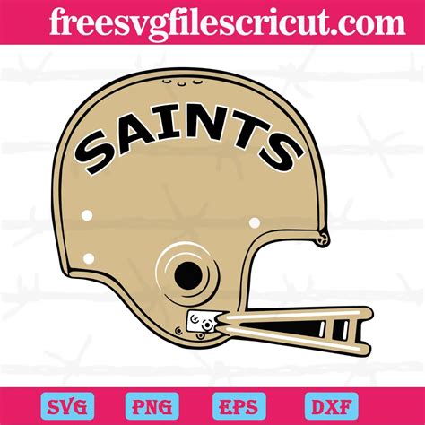 New Orleans Saints Football Helmet, High-Quality Svg Files - free svg ...