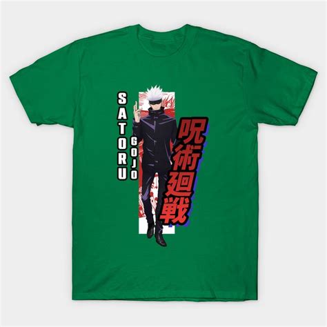 Jujutsu Kaisen - Satoru Gojo T-shirt | Jujutsu-kaisen-characters in 2022 | T shirt, Mens tops, V ...