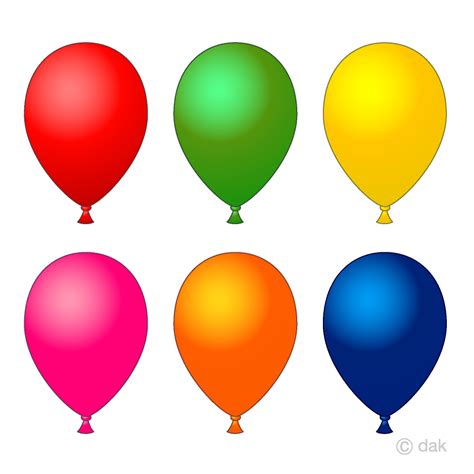 psicología corrupción Anillo duro globos de colores dibujos vistazo ...