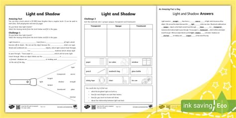 Light Multiple Choice Quiz - Twinkl