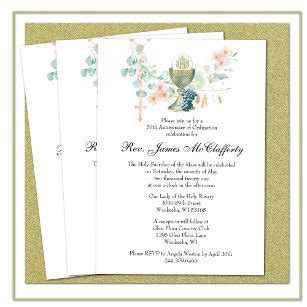 Priesthood Ordination Invitation Cards