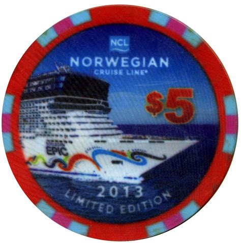 Norwegian Cruise Line Casino Chips - Chipper Club