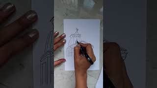 Easy kedarnath temple Sketch ideas | Doovi