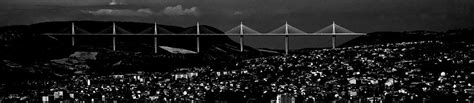 Millau Viaduct in Moonlight Photograph by Mike Marsden - Fine Art America