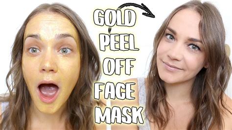 GOLD PEEL OFF FACE MASK - DOES IT REALLY WORK? - YouTube