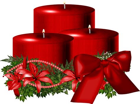 Christmas candle PNG image