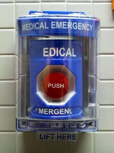 Wheelock "Medical Emergency" push station | Blue Wheelock pu… | Flickr