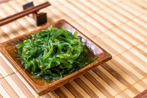 Premium Photo | Seaweed salad in japanese style