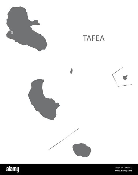Tafea map of Vanuatu grey illustration shape Stock Vector Image & Art - Alamy