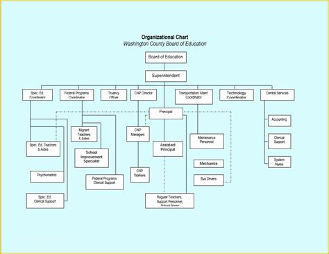 Microsoft Organizational Chart Template