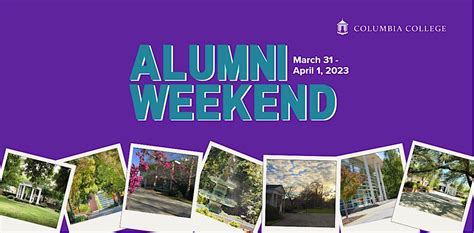 Columbia College Alumni Weekend 2023, Columbia College, 31 March to 1 April