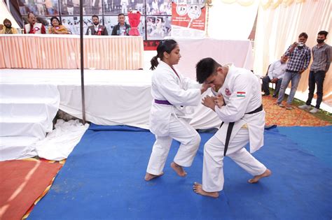 Shotokan Karate Belt Grading Test and Camp at Gyandeep School Sector 20-C, Chandigarh 13-03-2022.