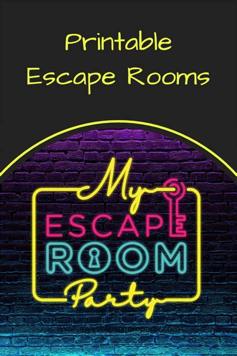 Printable Escape Rooms