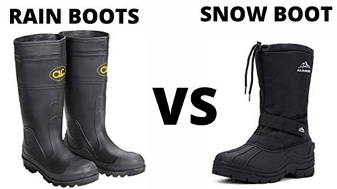 Rain Boots vs Snow Boots: What Are The Differences? - Best Boots Hub