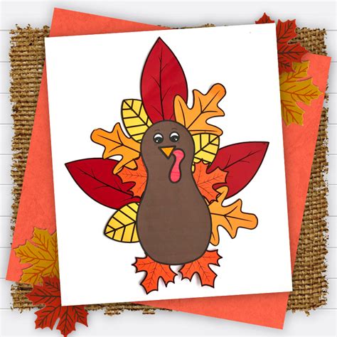 Leaf Turkey Craft | Fall Craft | Thanksgiving Craft | Made By Teachers