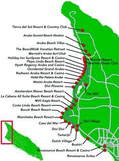 Tourist map of Aruba. Aruba tourist map. | Aruba map, Aruba travel, Aruba vacations