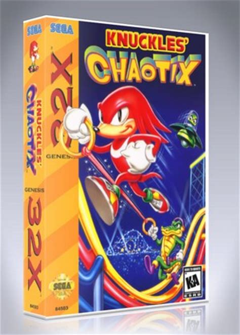 Knuckles’ Chaotix - Retro Game Cases 🕹️