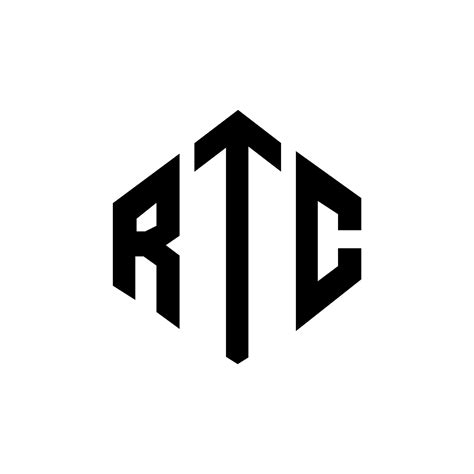 RTC letter logo design with polygon shape. RTC polygon and cube shape logo design. RTC hexagon ...