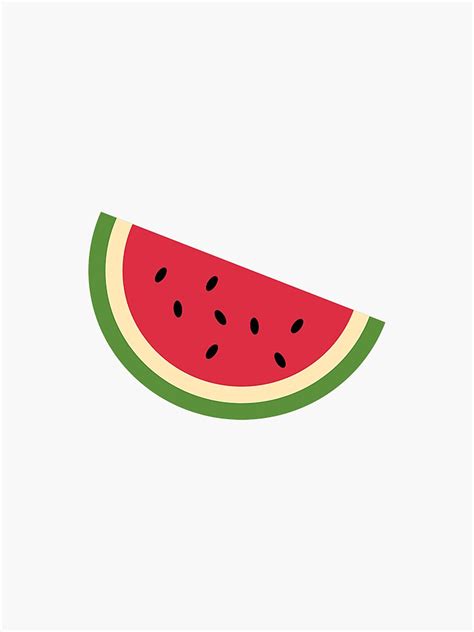 "Watermelon Emoji" Sticker by CuteBeerFloat | Redbubble