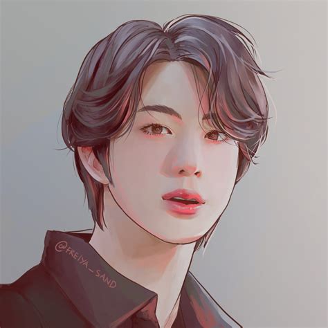 리마 on Twitter | Bts jin, Fan art, Bts fanart