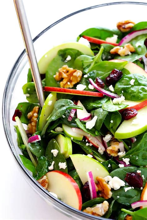 simple spinach salad