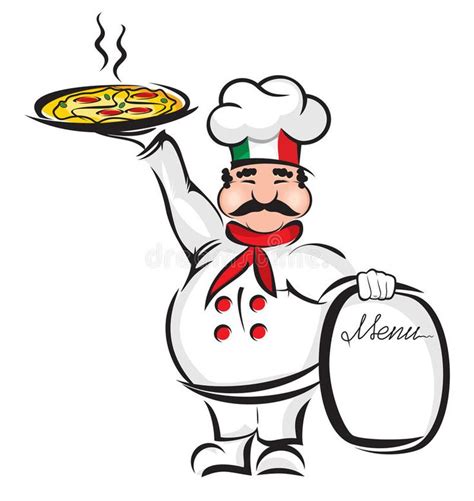 Chef royalty free illustration | Pizza cartoon, Illustration, Doodle drawings