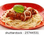 Spaghetti Bolognese Detail Free Stock Photo - Public Domain Pictures