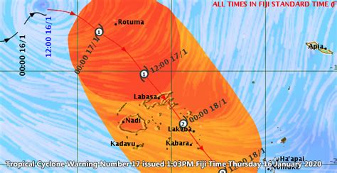 Tropical Cyclone alert remains in force for the Fiji Group