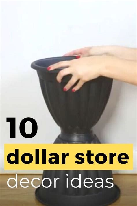 10 DIY Easy Dollar Store Decor Ideas on a Budget | Dollar store decor ...