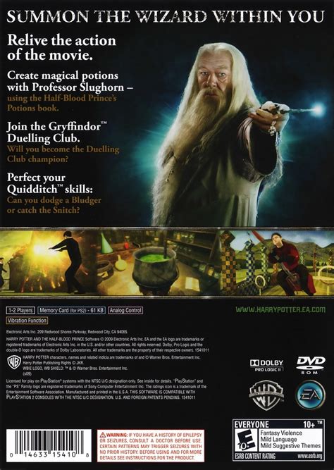 Harry Potter Half-Blood Prince Sony Playstation 2 Game