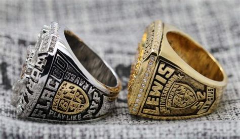 Baltimore Ravens Super Bowl Ring Set (2001, 2013) - Premium Series ...