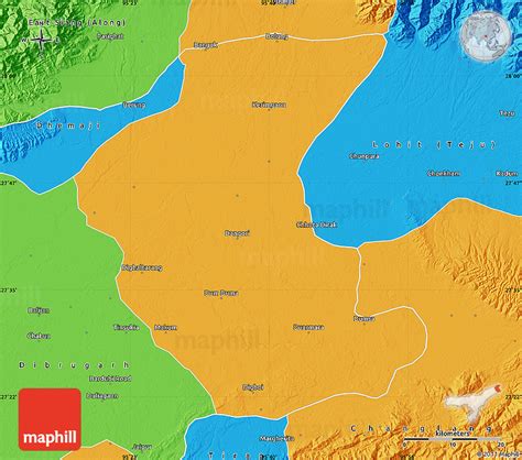 Political Map of Tinsukia