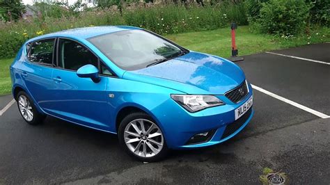 Used SEAT Ibiza 1.4 Toca 5dr Blue 2015 - YouTube