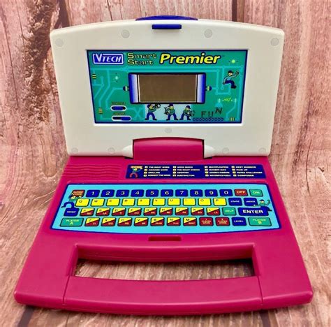 Vintage 1990's Vtech Smart Start Premier Laptop Educational Learning Computer | Vtech, 90s kids ...