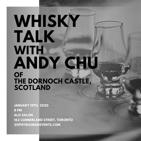 Whisky Talk with Andy Chu of The Dornoch Castle