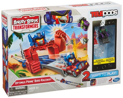 Angry Birds Transformers Telepods Optimus Prime Bird Raceway. Officially Licensed. | Angry birds ...