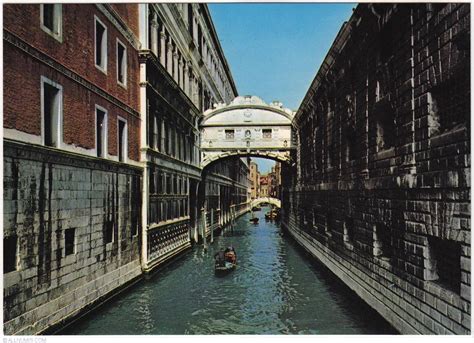 Venice - The Bridge of Sighs, Venice - Italy - Postcard - 8161