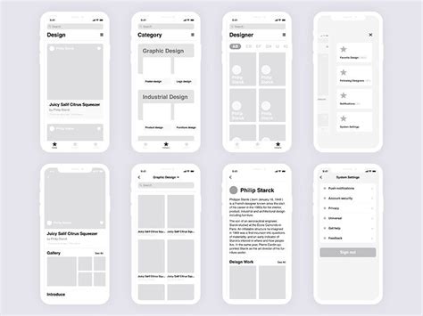 Design Wireframe | Wireframe design, Wireframe, App design layout