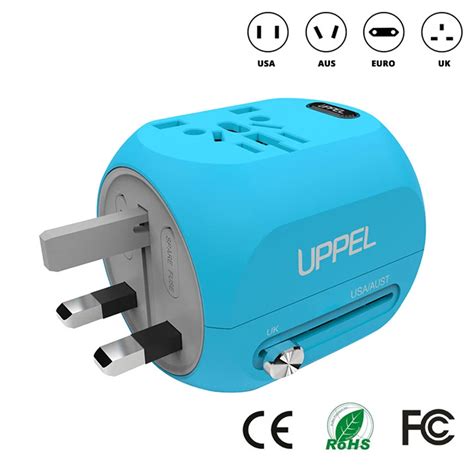 HOT Travel Adapter Type C USB Quick Charge 3.0 Power Socket Universal Travel Adapter Plug ...