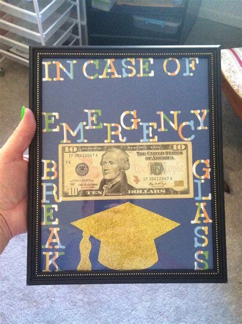 Made this as a Middle School Graduation gift. | Diy graduation gifts ...