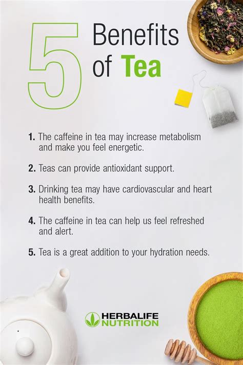 5 Health Benefits of Tea | Herbalife nutrition, Herbalife nutrition ...