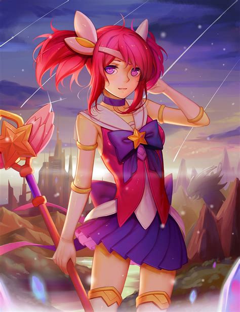 rarts: Star Guardian Lux (skin): League of Legends (LOL) game fan art [by Sonikey0 0] | League ...